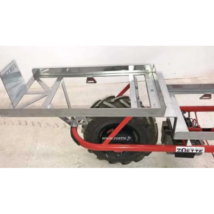 Brouette électrique ZOETTE PRO VITICULTURE motorisée freinéeas  chassis