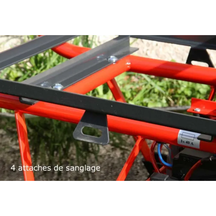 Brouette électrique ZOETTE apiculture PRO PORTE RUCHE abeille chassis