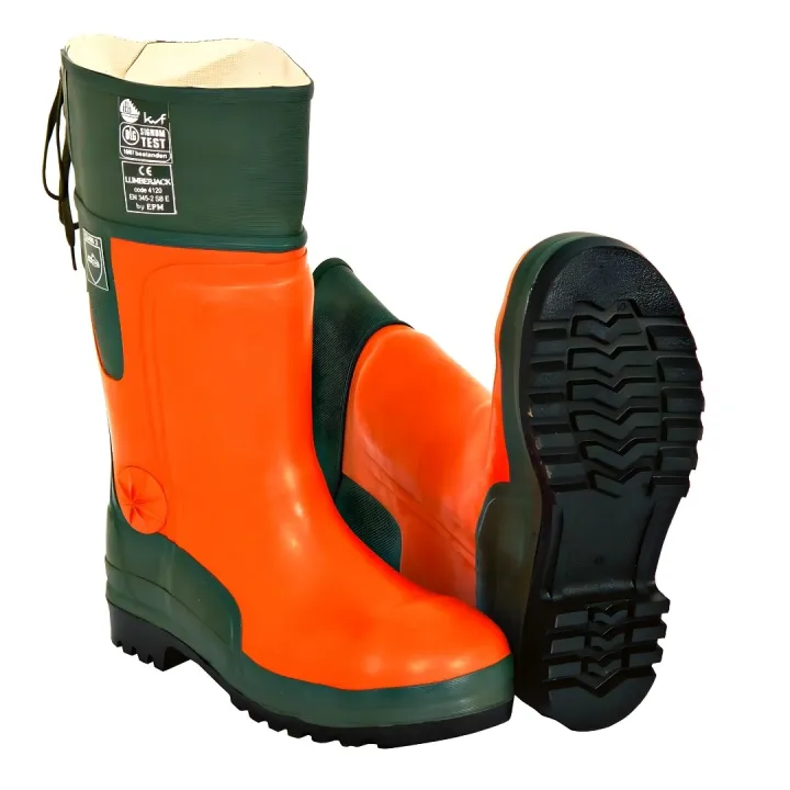 Bottes anticoupure forestière bucheron Classe 3 Solidur