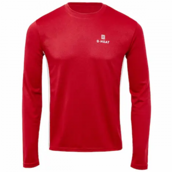 Tee shirt rafraichissant anti-uv manche longue EVO G-HEAT rouge