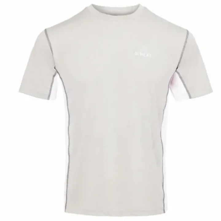 Tee shirt rafraichissant anti-UV manche courte  EVO G-HEAT gris