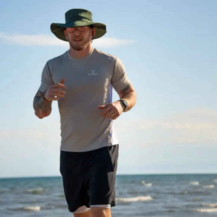 Tee shirt rafraichissant anti-UV manche courte  EVO G-HEAT plage