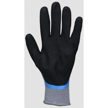 Gants de manutention double enduction nitrile main gauche