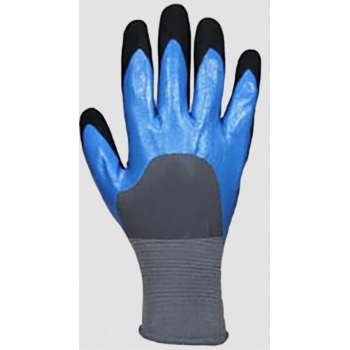 Gants de manutention double enduction nitrile main droite