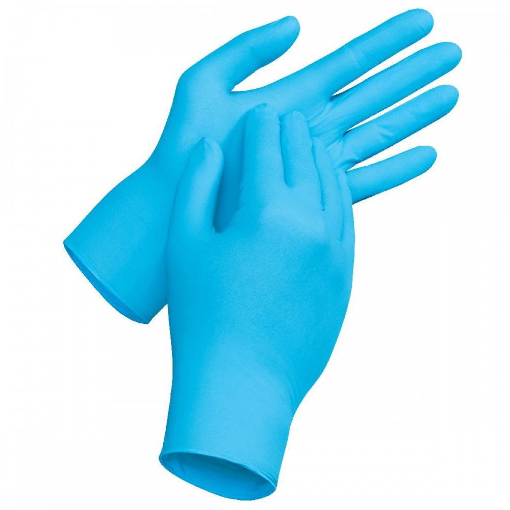 Gants De Sécurité Jetables Uvex U-fit Nitrile - Taille XL, Bleu, Lot De 100 Pièces