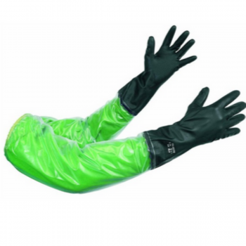 Gants PVC chimique manchette longue 45 cm FINEDEX