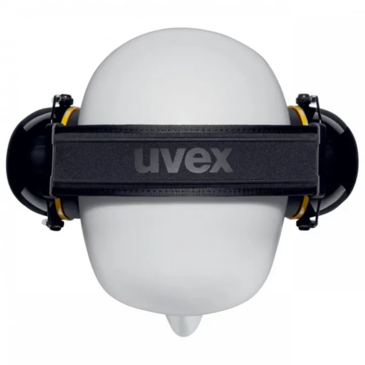 Coquille Antibruit pliable 33dB K20 UVEX dessus