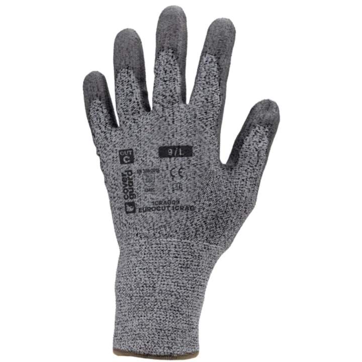 Gant anti-coupure élasthanne enduction polyuréthane  EUROCUT 1CRAG