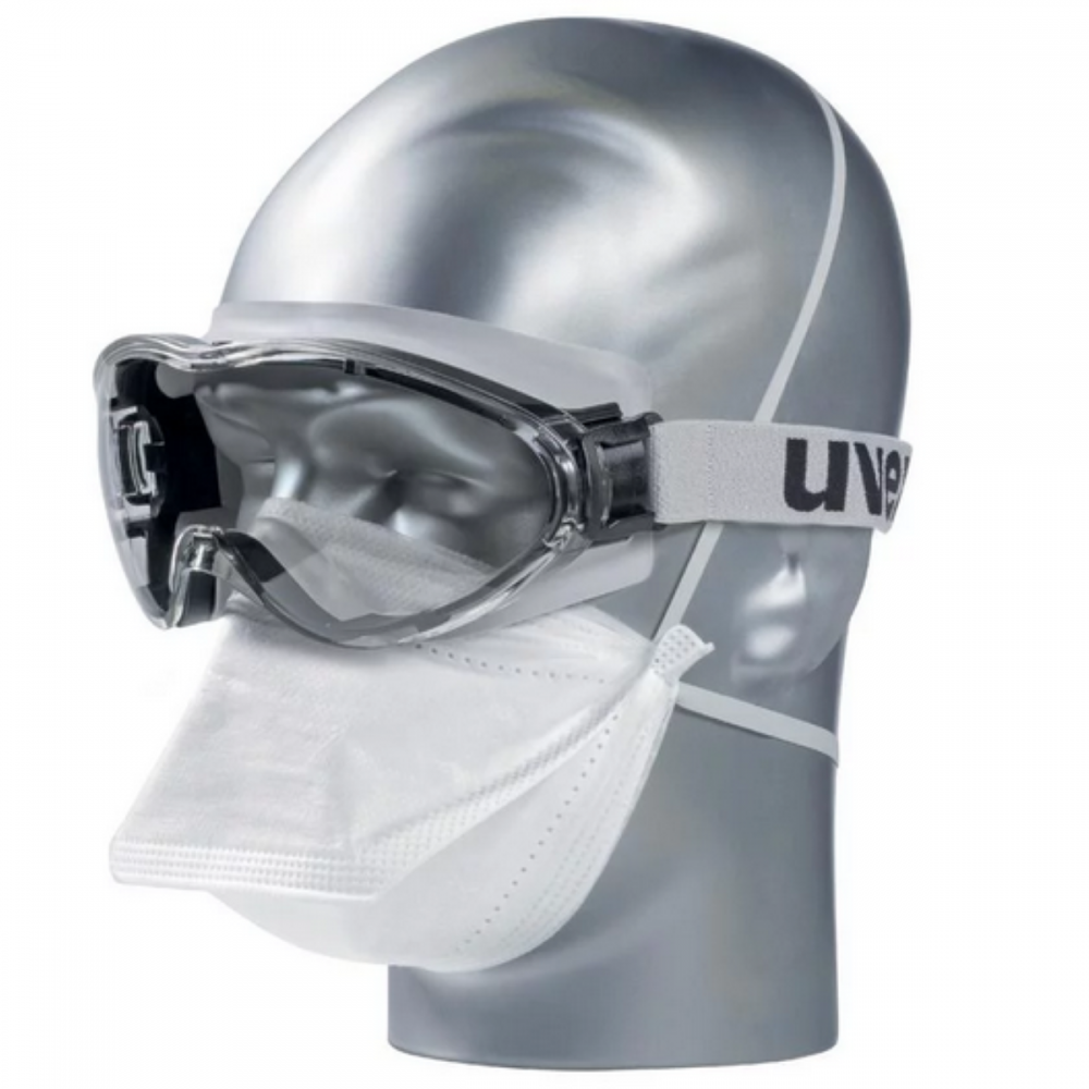 Lunette masque chimique anti buée ULTRASONIC UVEX Sécurama port dEPI