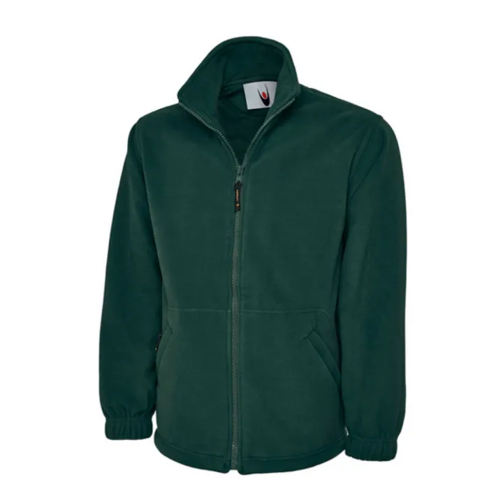 Veste de travail polaire prenium 380gr zip complet UNEEK vert