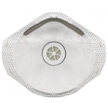 Masque poussière jetable Martcare® coque FFP2 valve (boîte de 10) dos