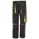 6110 pantalon junior PLANAM anthracite jaune