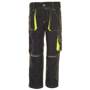 6110 pantalon junior PLANAM anthracite jaune