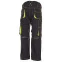 6110 pantalon junior PLANAM anthracite jaune dos