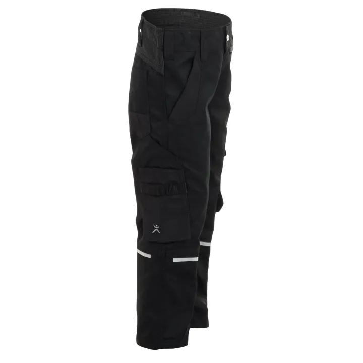 Pantalon enfant élasthanne NORIT PLANAM KIDS noir profil