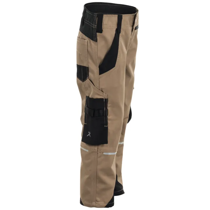 Pantalon enfant élasthanne NORIT PLANAM KIDS sable noir profil