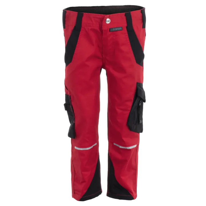 Pantalon enfant élasthanne NORIT PLANAM KIDS rouge noir