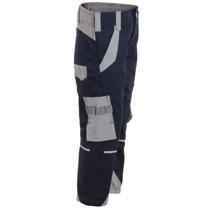 Pantalon enfant élasthanne NORIT PLANAM KIDS bleu noir zinc profil