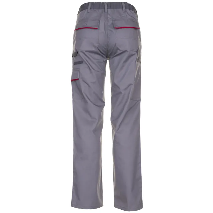 Pantalon de travail zinc ardoise rouge highline planam dos