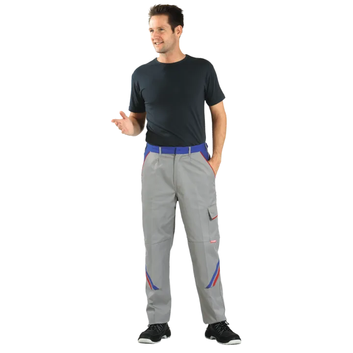 Pantalon de travail zinc bugatti rouge highline planam