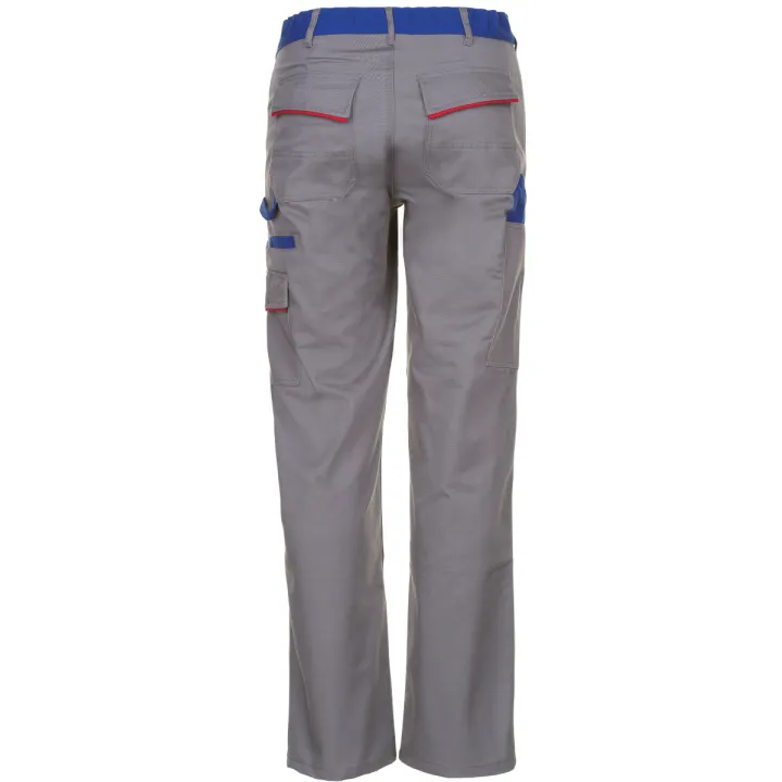 Pantalon de travail zinc bugatti rouge highline planam dos