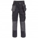 Pantalon travail enfant SEATTLE KIDS DASSY noir gris