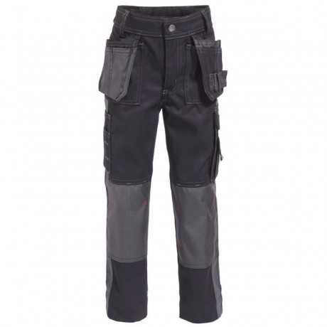 Pantalon travail enfant SEATTLE KIDS DASSY noir gris