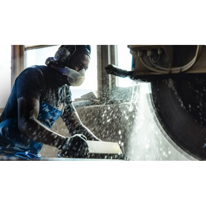 Demi masque auto-ventilé HALO WORK poussière CLEANSPACE industrie