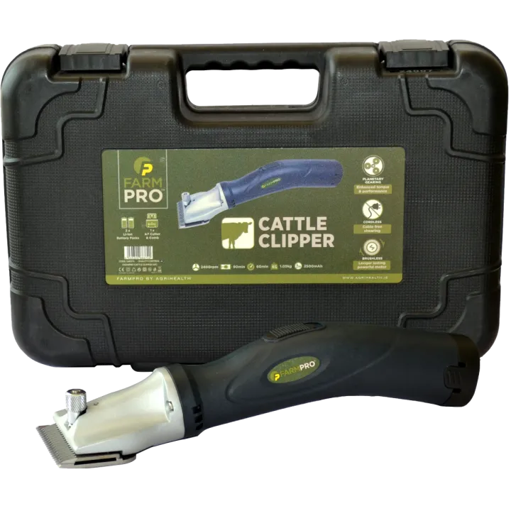 Coffret Tondeuse sans fils spécial BOVIN FARMPRO