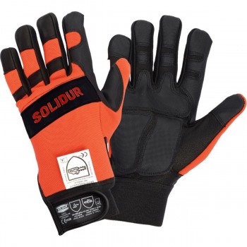 Gants anti-coupure tronçonneuse fluo Classe 1 (20m/s) 3232