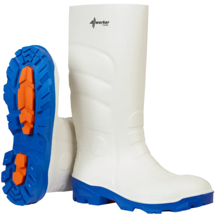 Botte de travail sécurité élevage S4 ALLWORKER  SOLIDUR blanche