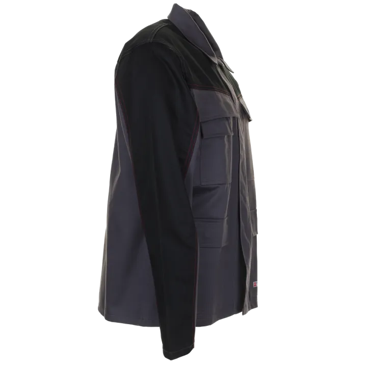 Veste de travail SHIELD Multirisques PLANAM soudure gris / noir profil
