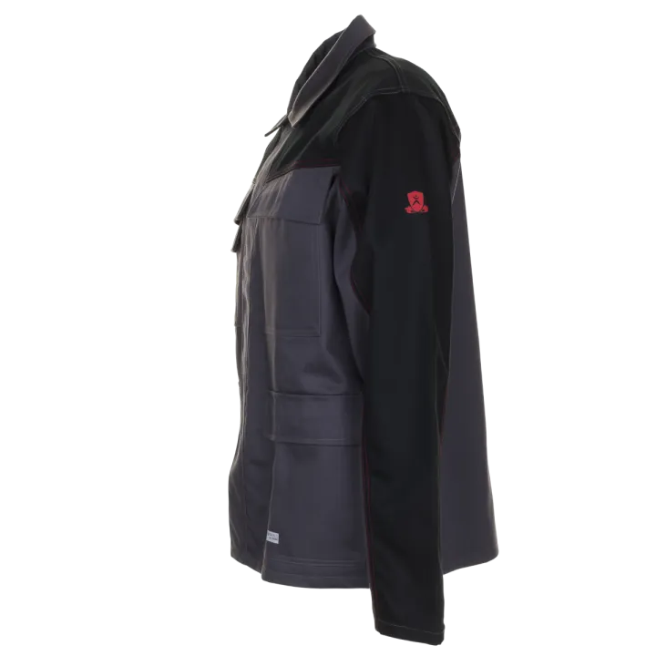 Veste de travail SHIELD Multirisques PLANAM soudure gris / noir profil