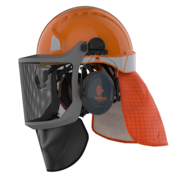 Casques forestier EVOGuard® M3 JSP SAFETY couvre gorge et cape solaire