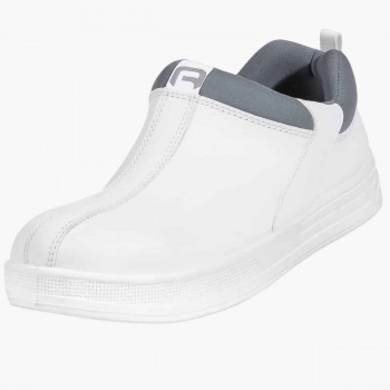 SEEKER chaussure sécurité coqué anti dérapant S2 ADHERA blanche profil