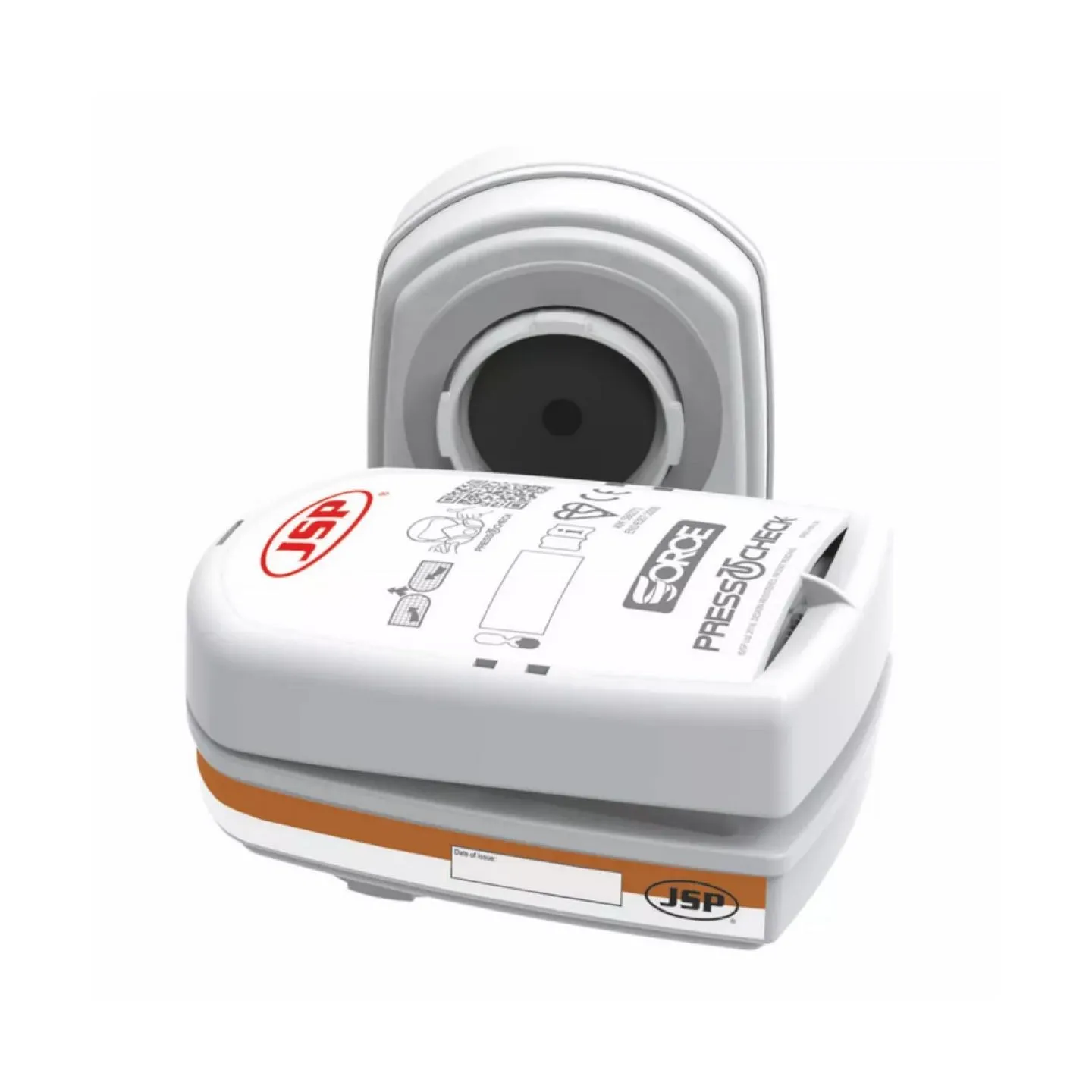 Paire de cartouches PressToCheck A2P3 JSP pour masque respiratoire Force 8 et Force 10