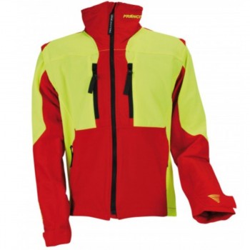 2 en 1 Veste sofshell de travail forestier AIGOUAL R FRANCITAL