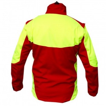 2 en 1 Veste sofshell de travail forestier AIGOUAL R FRANCITAL dos