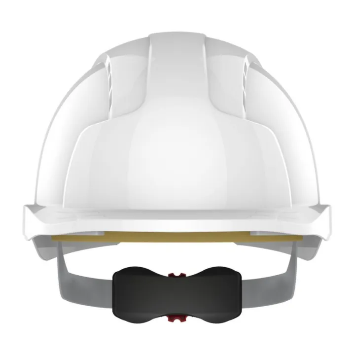 Casque de chantier EVOLite® ventilé micro visière - crémaillère - blanc JSP