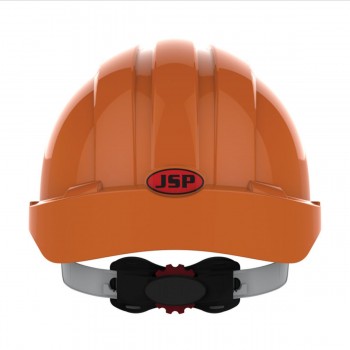 Casque de chantier EVO®3 ventilé - crémaillère - orange I Sécurama