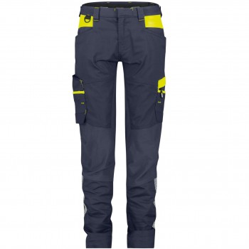 Pantalon de travail FEMME hong kong SMART FLEX élasthanne DASSY bleu nuit