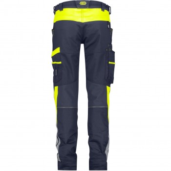 Pantalon de travail FEMME hong kong SMART FLEX élasthanne DASSY bleu nuit dos