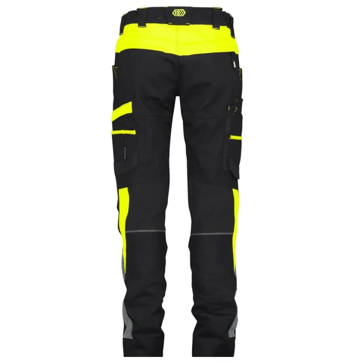 Pantalon de travail FEMME hong kong SMART FLEX élasthanne DASSY noir dos