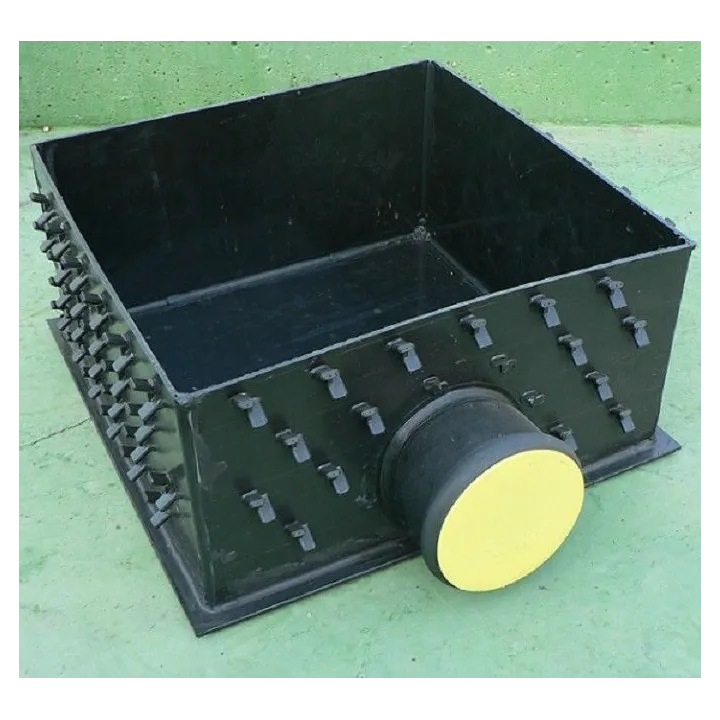 Regard collecteur Haut entrée latéral + grille Inox renforcée