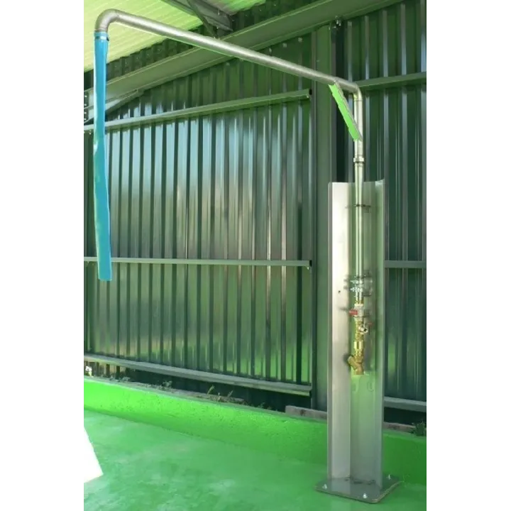 Potence colonne remplissage Inox FIXE hauteur 2.5 déport 2.3 m SOLHEAD