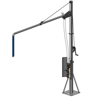 Potence colonne remplissage Inox hauteur réglable SOLHEAD