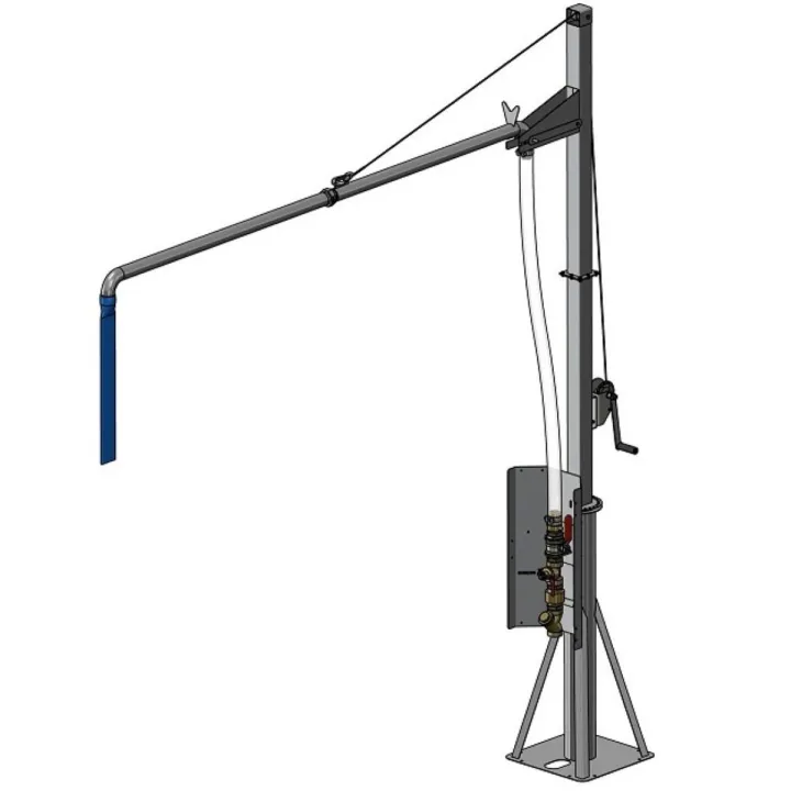 Potence colonne remplissage Inox hauteur réglable SOLHEAD