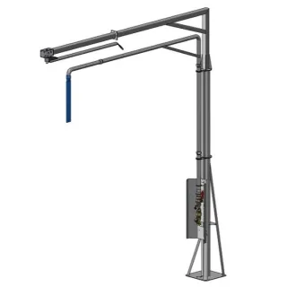 Potence colonne double remplissage et lavage INOX SOLHEAD