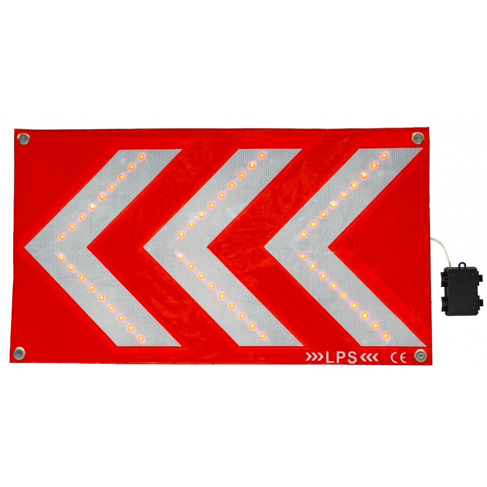 Bandeau sécurité de signalisation à leds blanc et rouge LPS