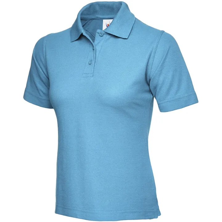 Polo femme Uneek UC106 220 gr bleu ciel